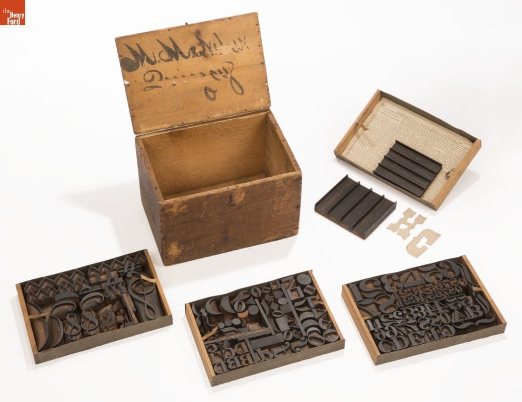 Wood Type, circa 1840