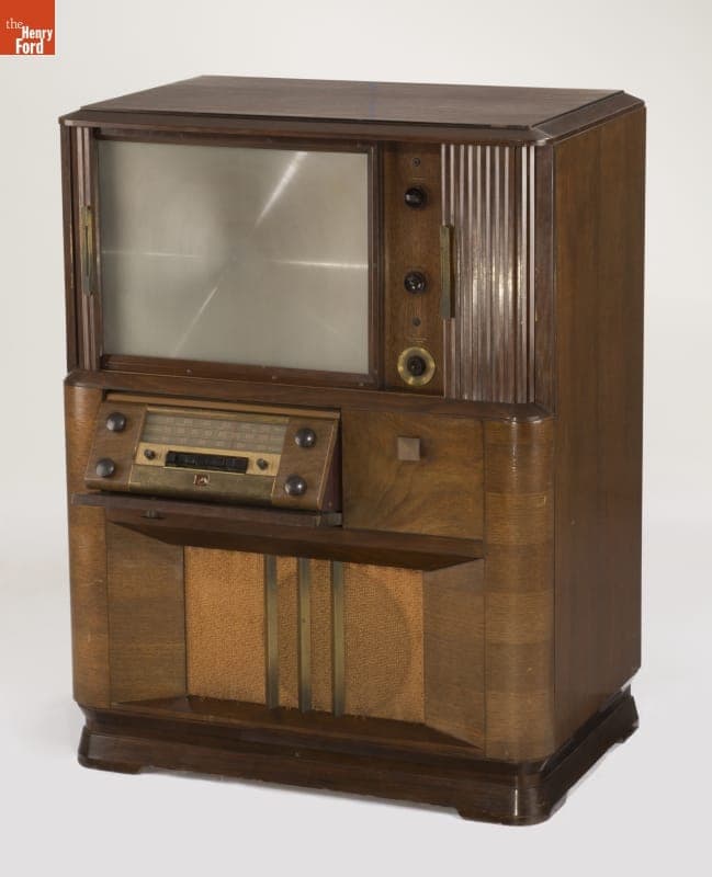 RCA Projection Television with AM-FM Radio Receiver, Model 648PTK, 1946-1947