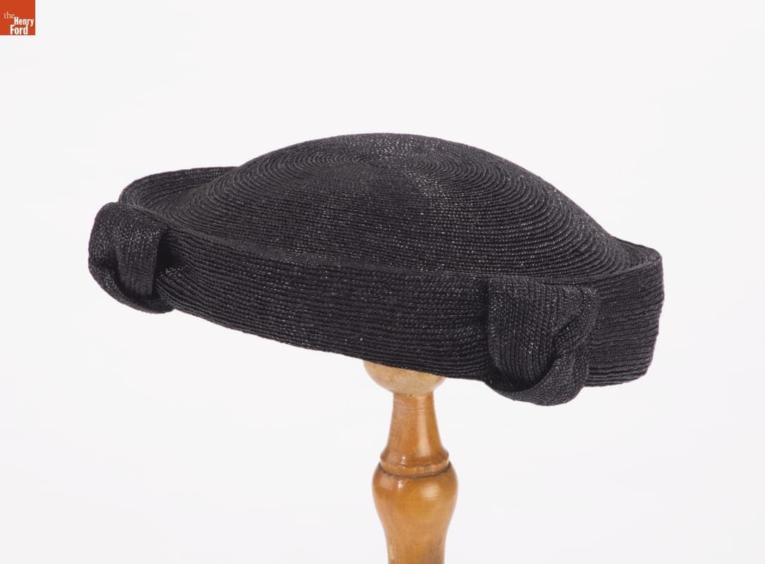 Christian Dior Pillbox Hat, Worn by Elizabeth Parke Firestone, 1950-1959