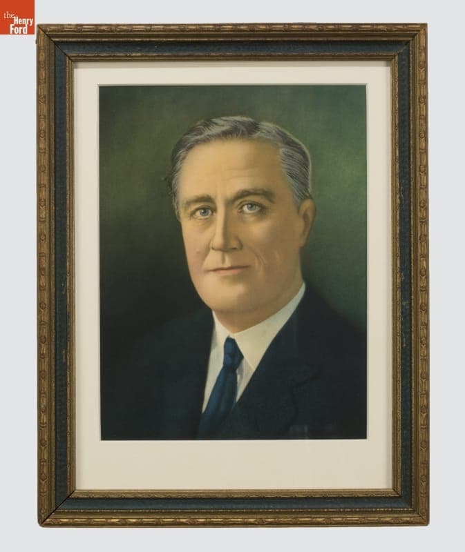 Print, Portrait of Franklin Delano Roosevelt, 1932-1936