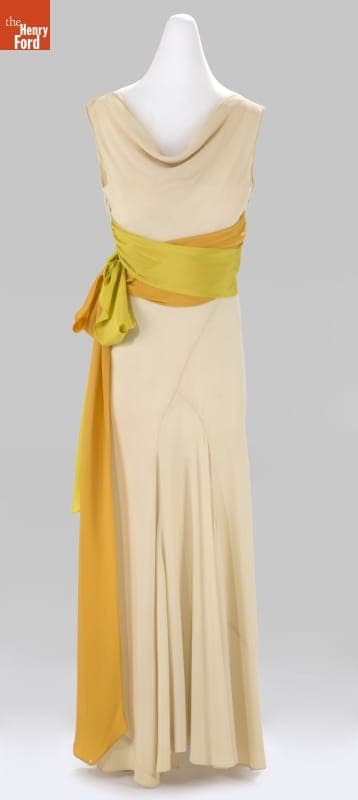 Evening Dress, Worn by Augusta Denton Roddis at Her Junior Prom, 1932