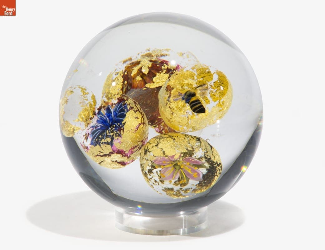 "Untitled (Orb)" by Paul Stankard, 2010