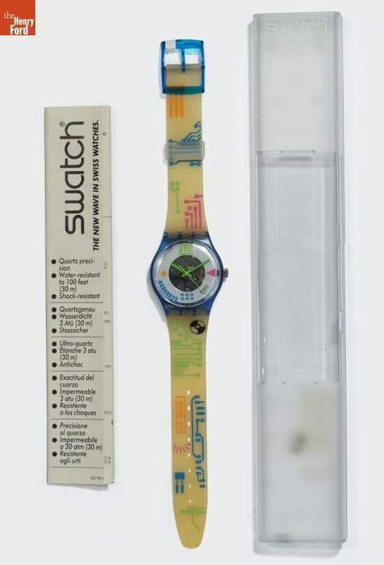 Swatch "Computrip" Watch, 1990