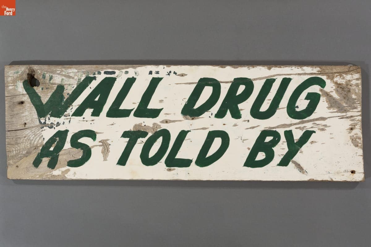 Wall Drug Sign, 1950-1960