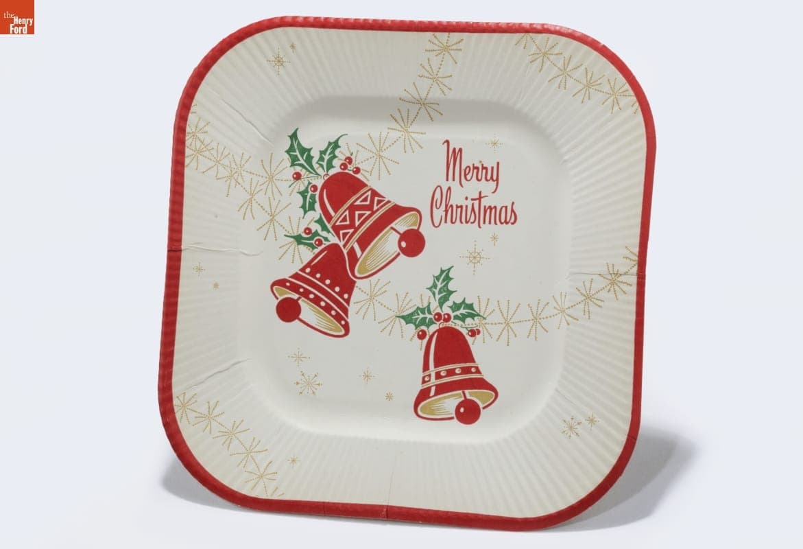 Christmas Party Plates, 1950-1960