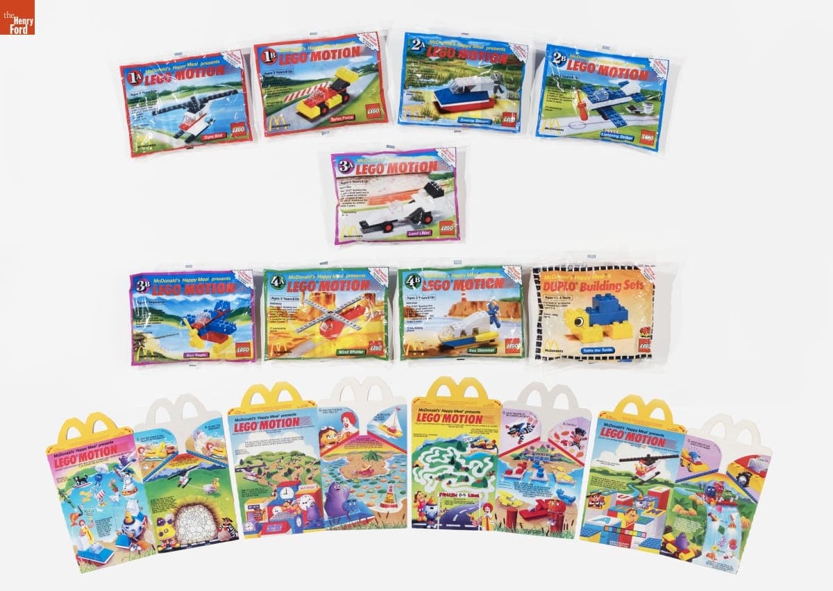 McDonald's Lego Motion Happy Meal Toys, 1989