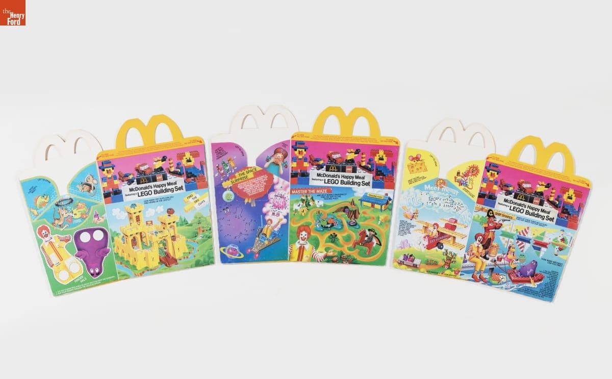 McDonald's Lego Happy Meal Boxes, 1984
