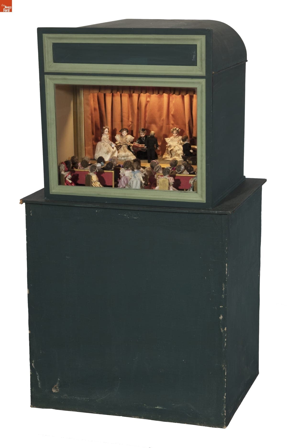 Dolls at a Concert Miniature Theater