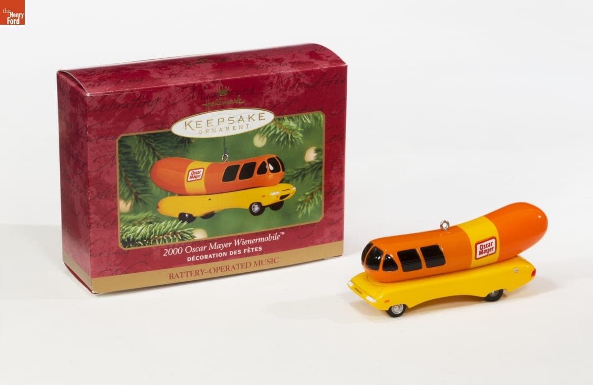 Hallmark "2000 Oscar Mayer Wienermobile" Christmas Ornament, 2001