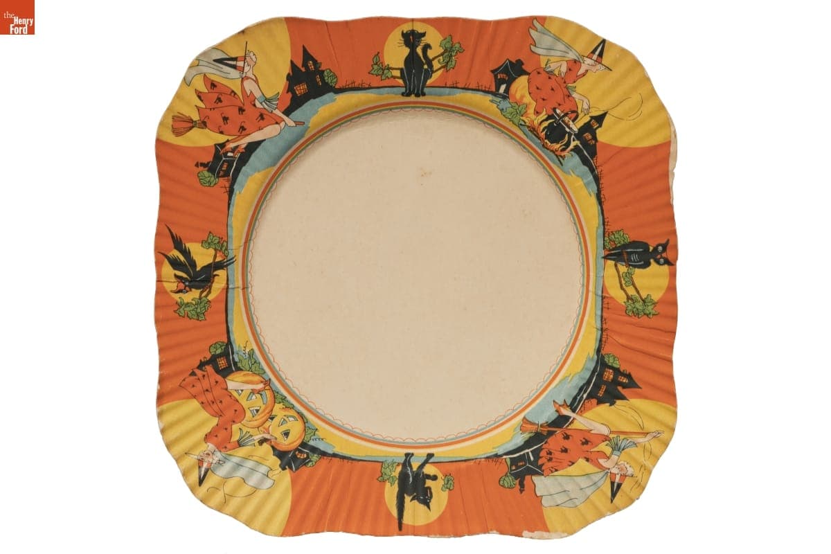 Halloween Party Plate, circa 1925