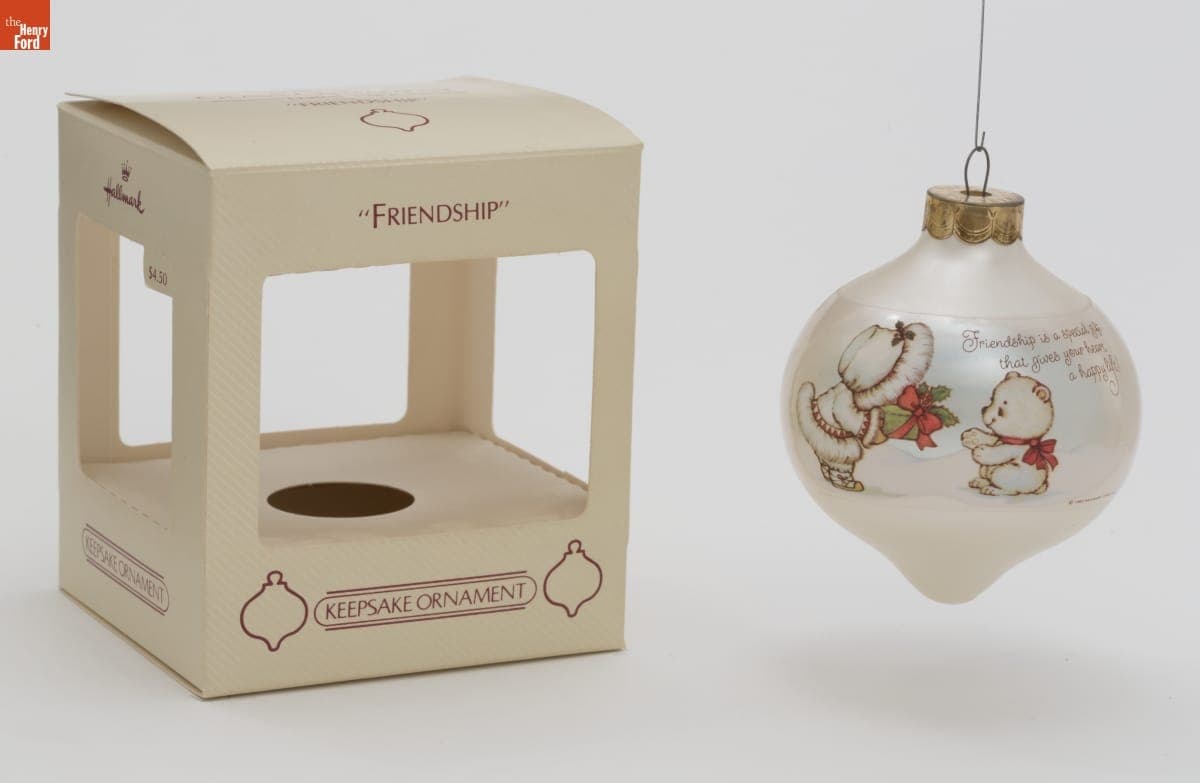 Hallmark "Friendship" Christmas Ornament, 1983