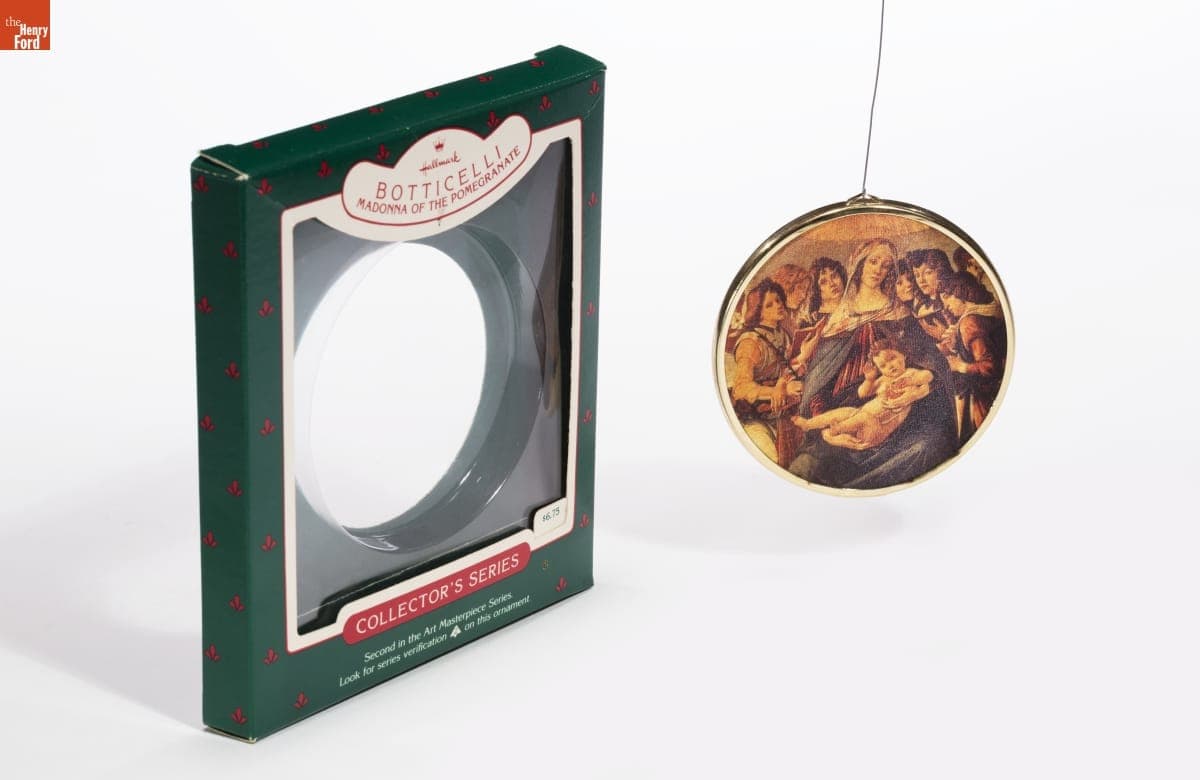 Hallmark "Art Masterpiece Series: Madonna of the Pomegranate" Christmas Ornament, 1985