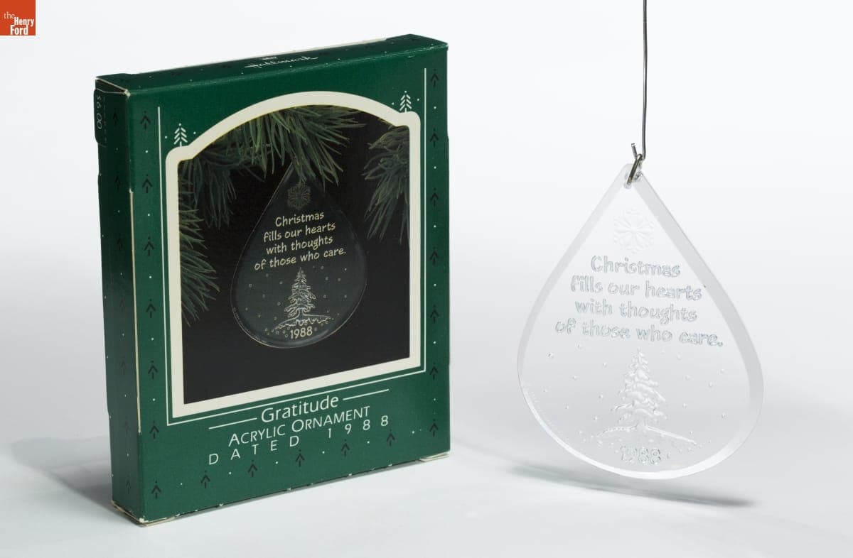Hallmark "Gratitude" Christmas Ornament, 1988