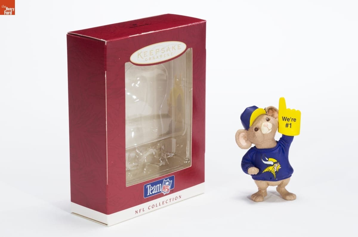 Hallmark "NFL Collection: Minnesota Vikings" Christmas Ornament, 1996
