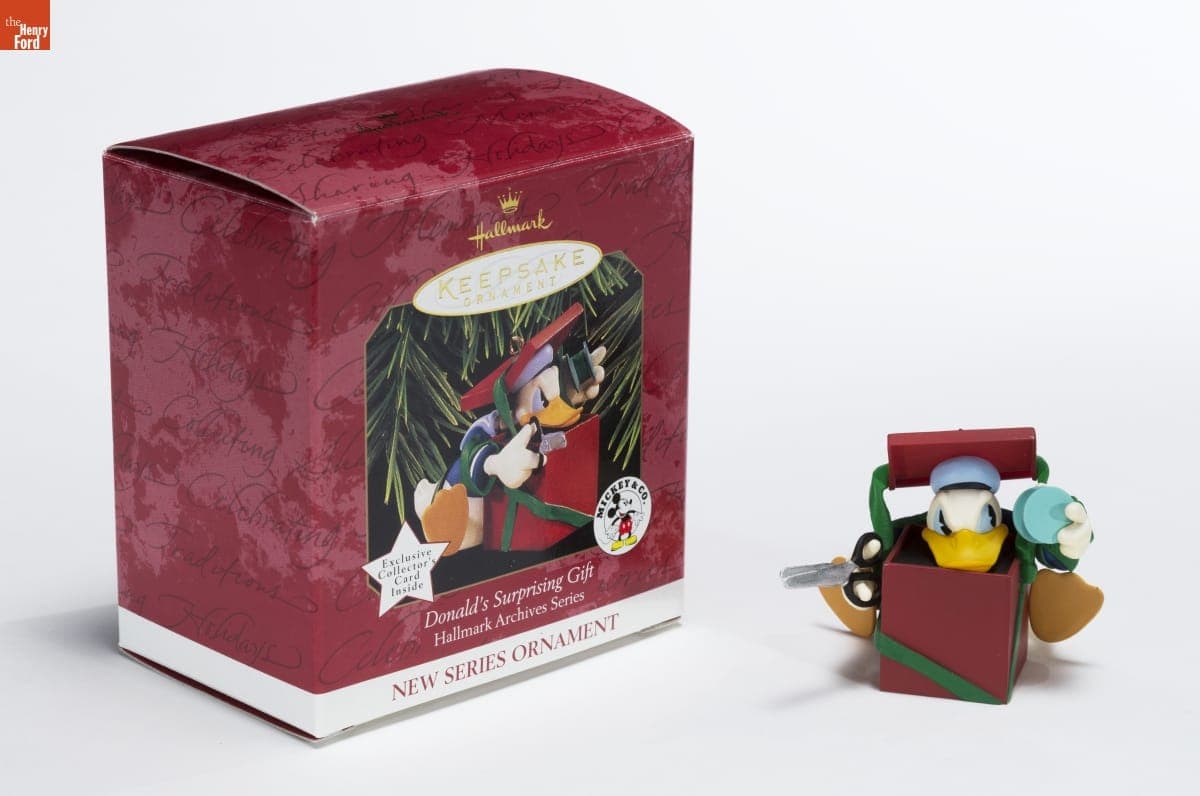 Hallmark "Hallmark Archives Series: Donald's Surprising Gift" Christmas Ornament, 1997