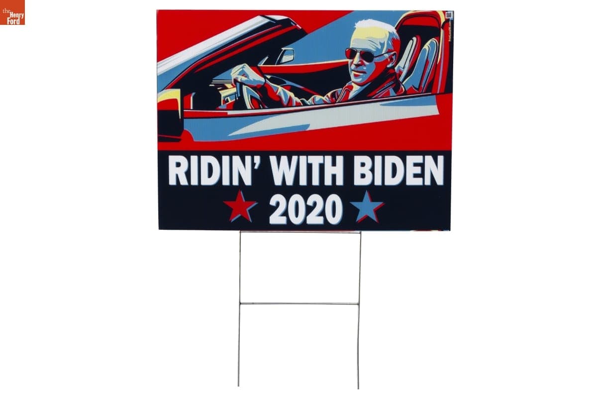 "Ridin' with Biden 2020" Yard Sign
