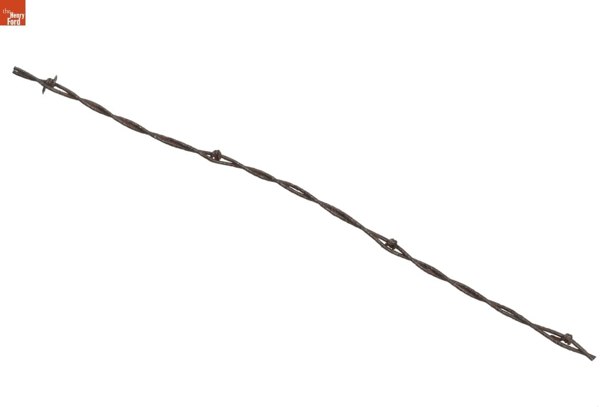 Glidden's "Winner" (Common Variation) Barbed Wire, Patented 1874
