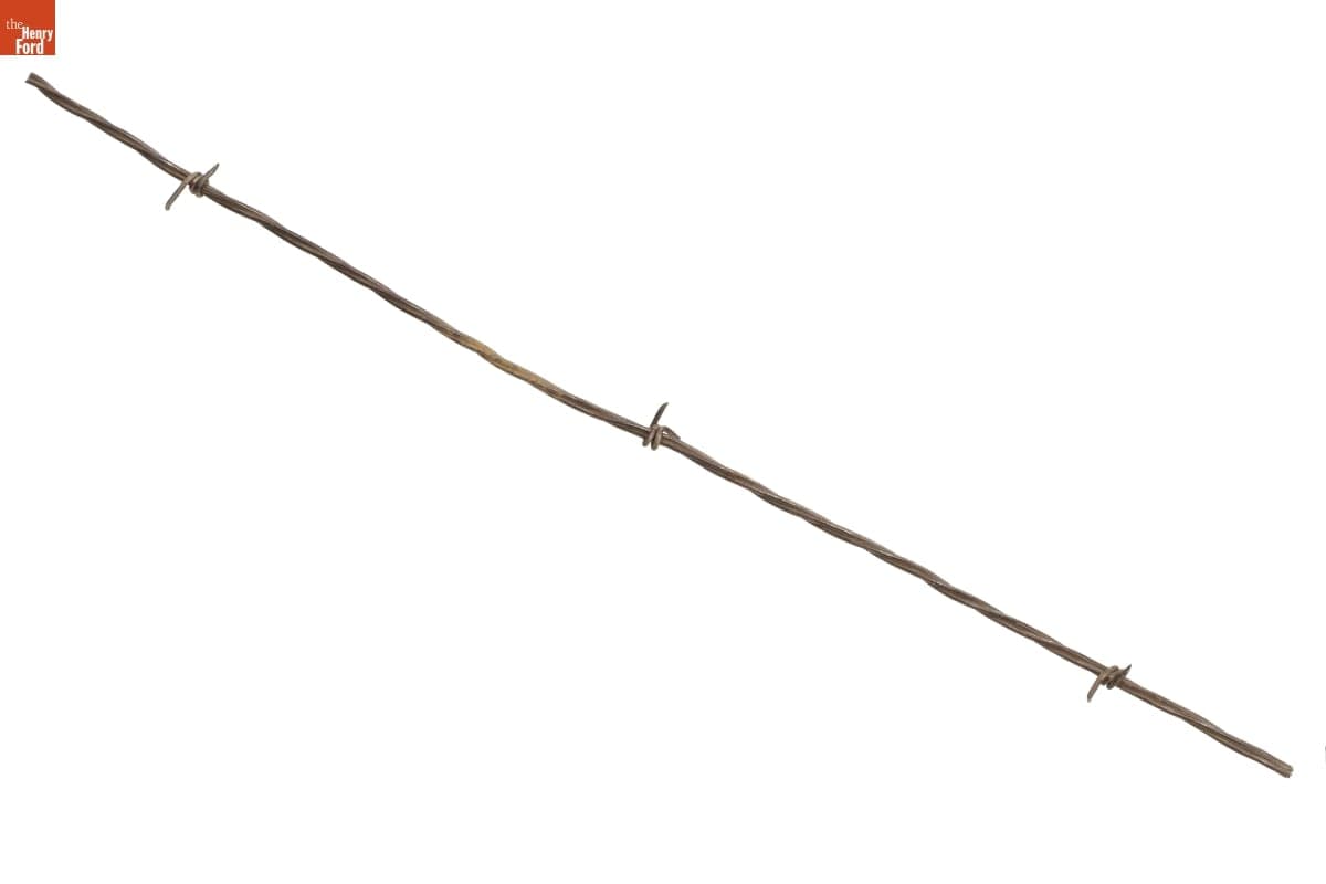 Glidden's "Winner" (Three-Line Variation) Barbed Wire, Patented 1874