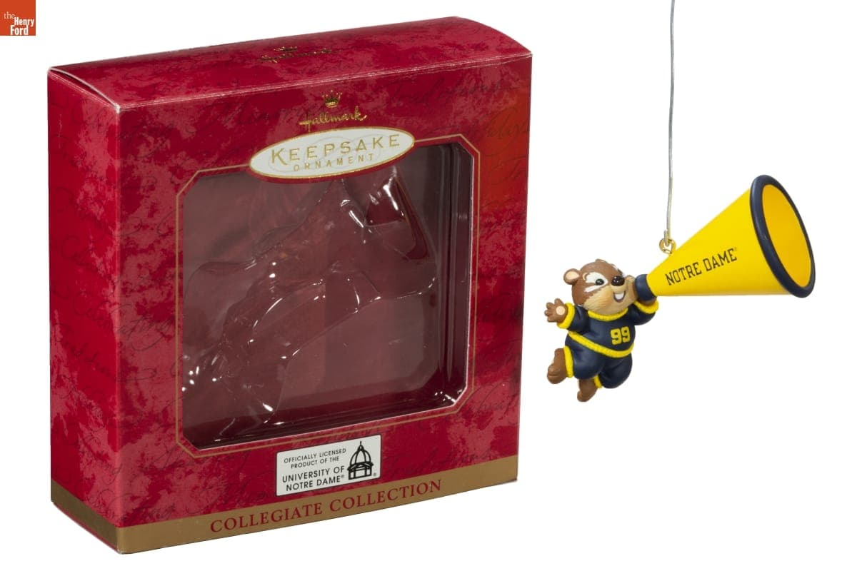 Hallmark "Collegiate Collection: Notre Dame Fighting Irish" Christmas Ornament, 1999