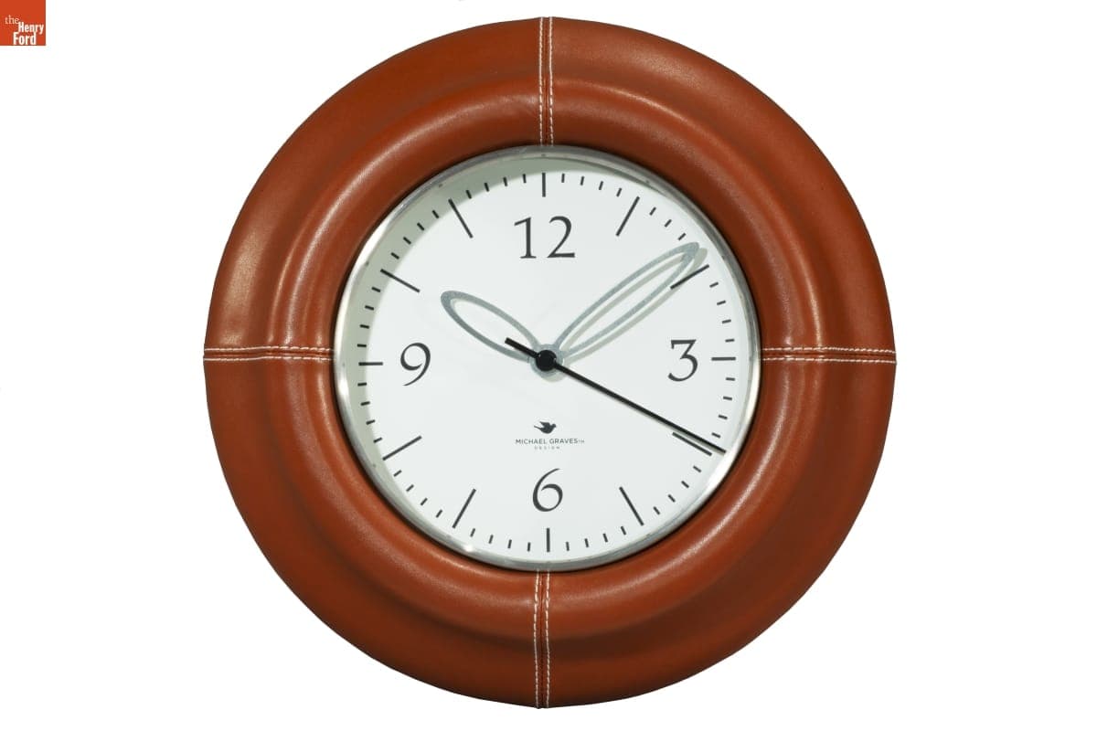 Leather Wall Clock, Preproduction Sample, 2012