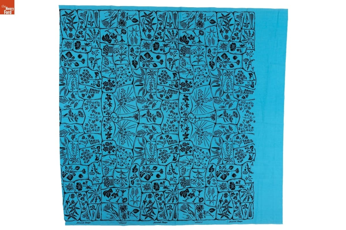 Harwood Steiger Fabric, "Weeds"