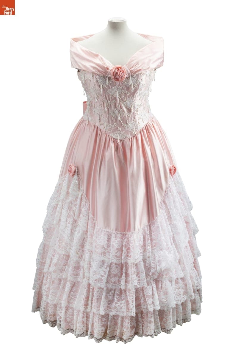 Dress, Worn by Maritza Garza at her Quinceanera, 1992