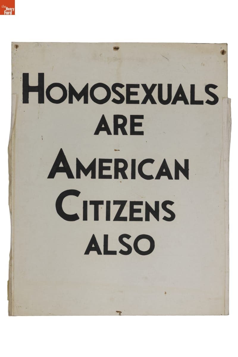 "Homosexuals Are American Citizens Also," 1969