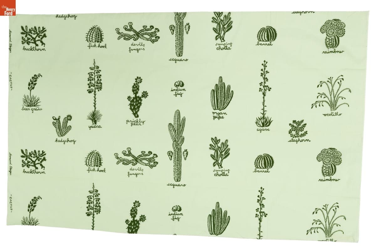 Harwood Steiger Fabric, "Cactus"