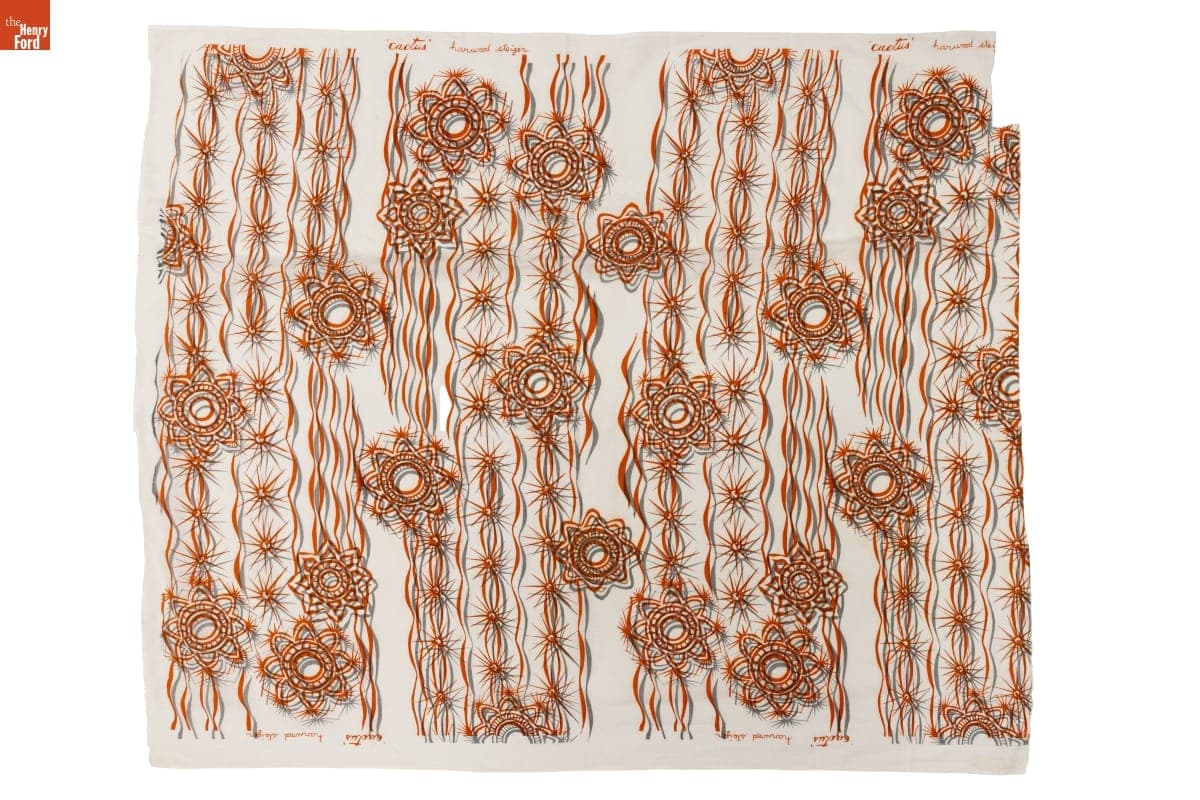 Harwood Steiger Fabric, "Cactus"