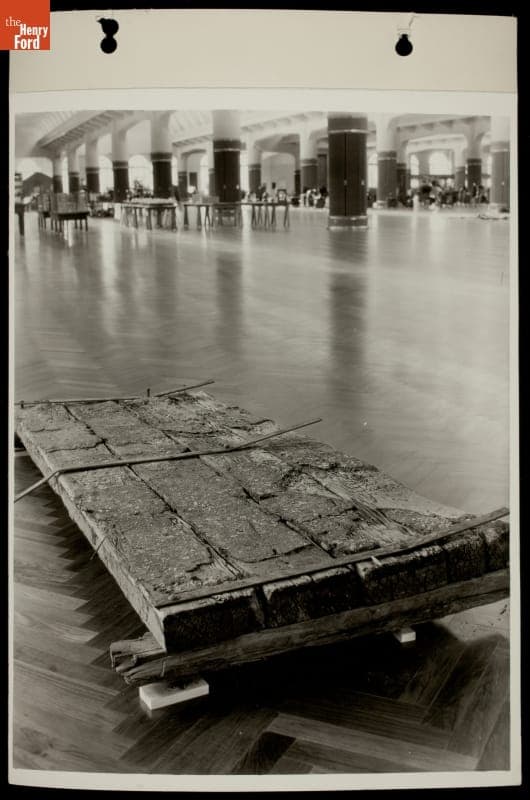 Section of 19th Century Plank Road in Henry Ford Museum, Dearborn, Michigan, 1934