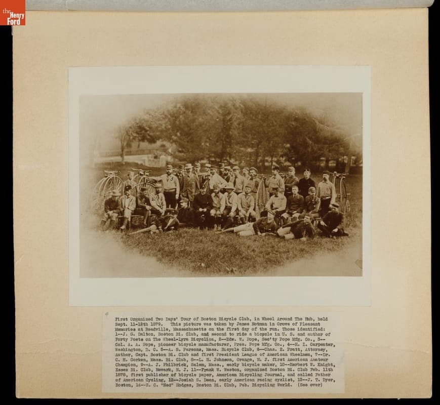 Boston Bicycle Club, Readville, Massachusetts, 1879