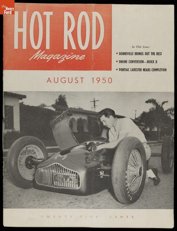 "Hot Rod Magazine" for August 1950