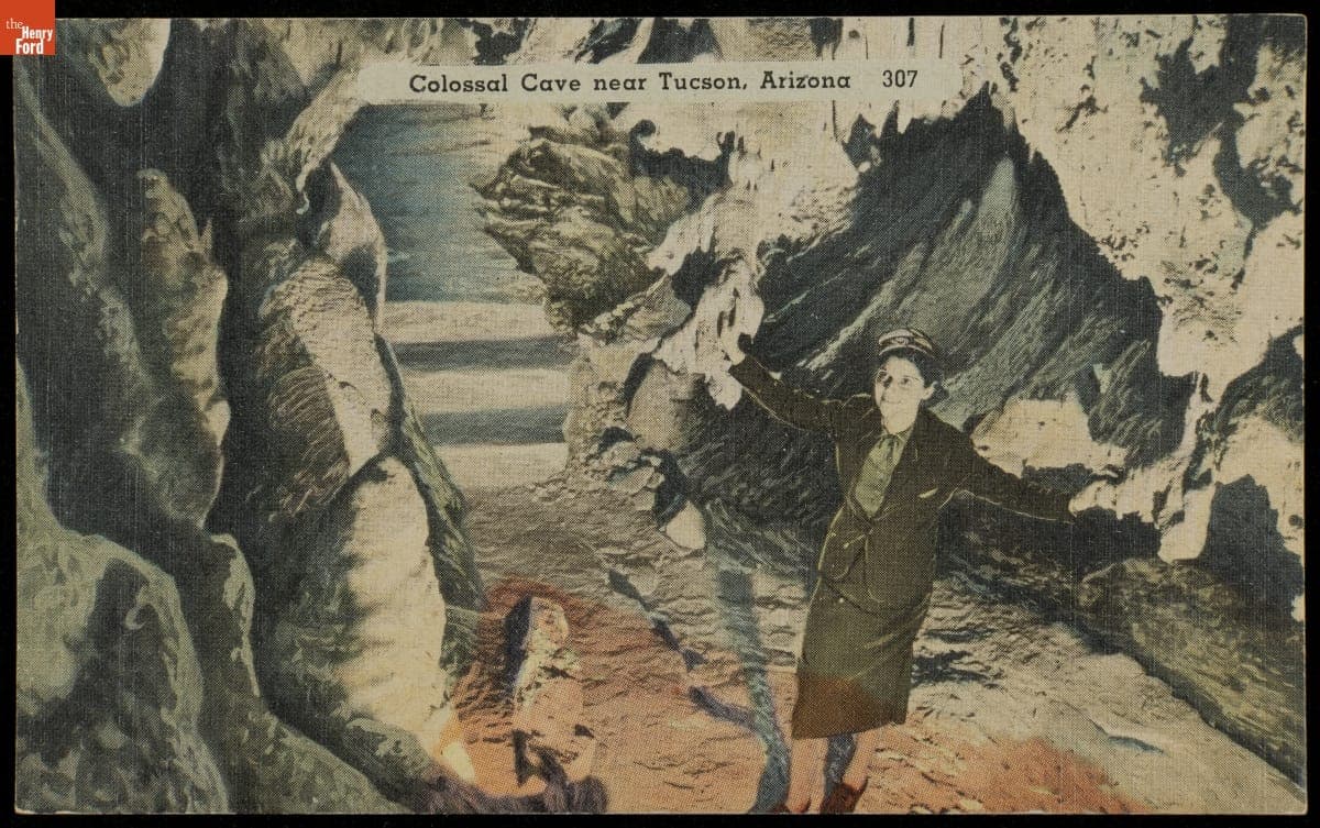 "Colossal Cave near Tucson, Arizona," 1948