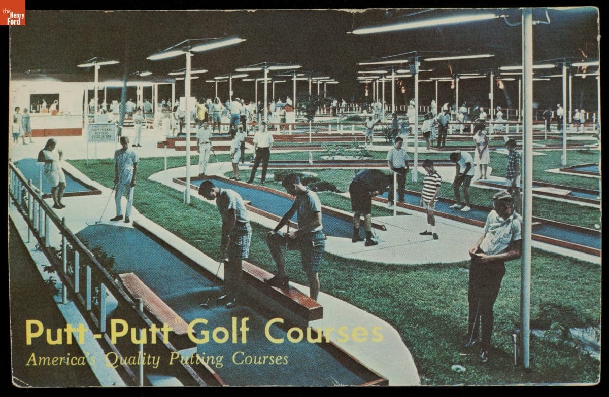 "Putt-Putt Golf Courses, America's Quality Putting Courses," Columbus Ohio, circa 1963