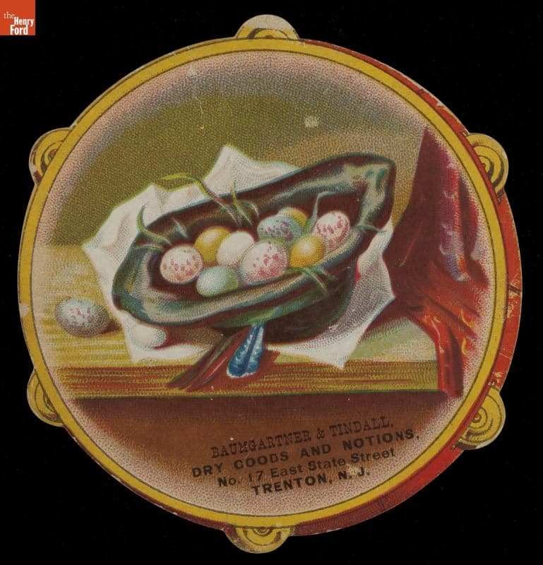 Trade Card for Baumgartner & Tindall Dry Goods Store, 1870-1900