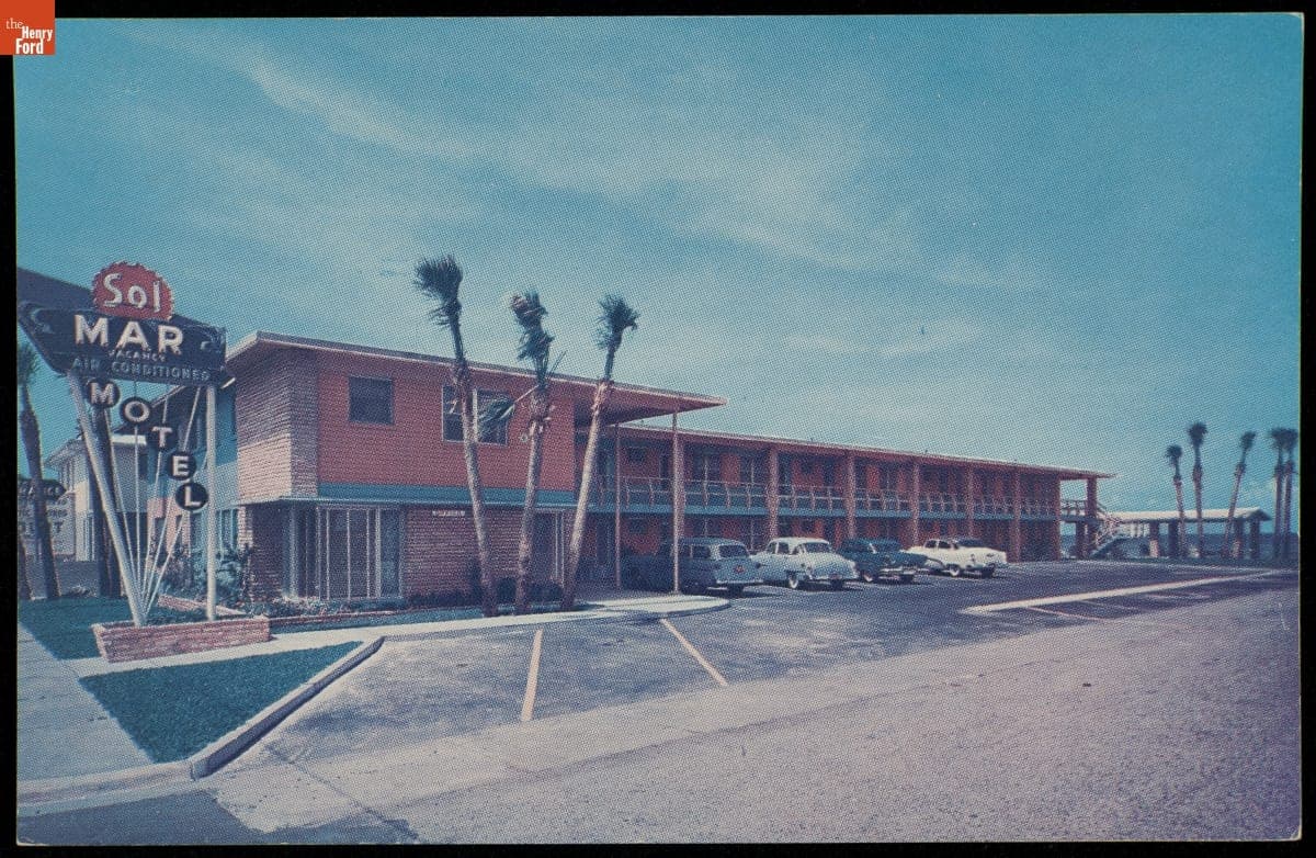 "Sol-Mar Motel," Jacksonville Beach, Florida, circa 1955
