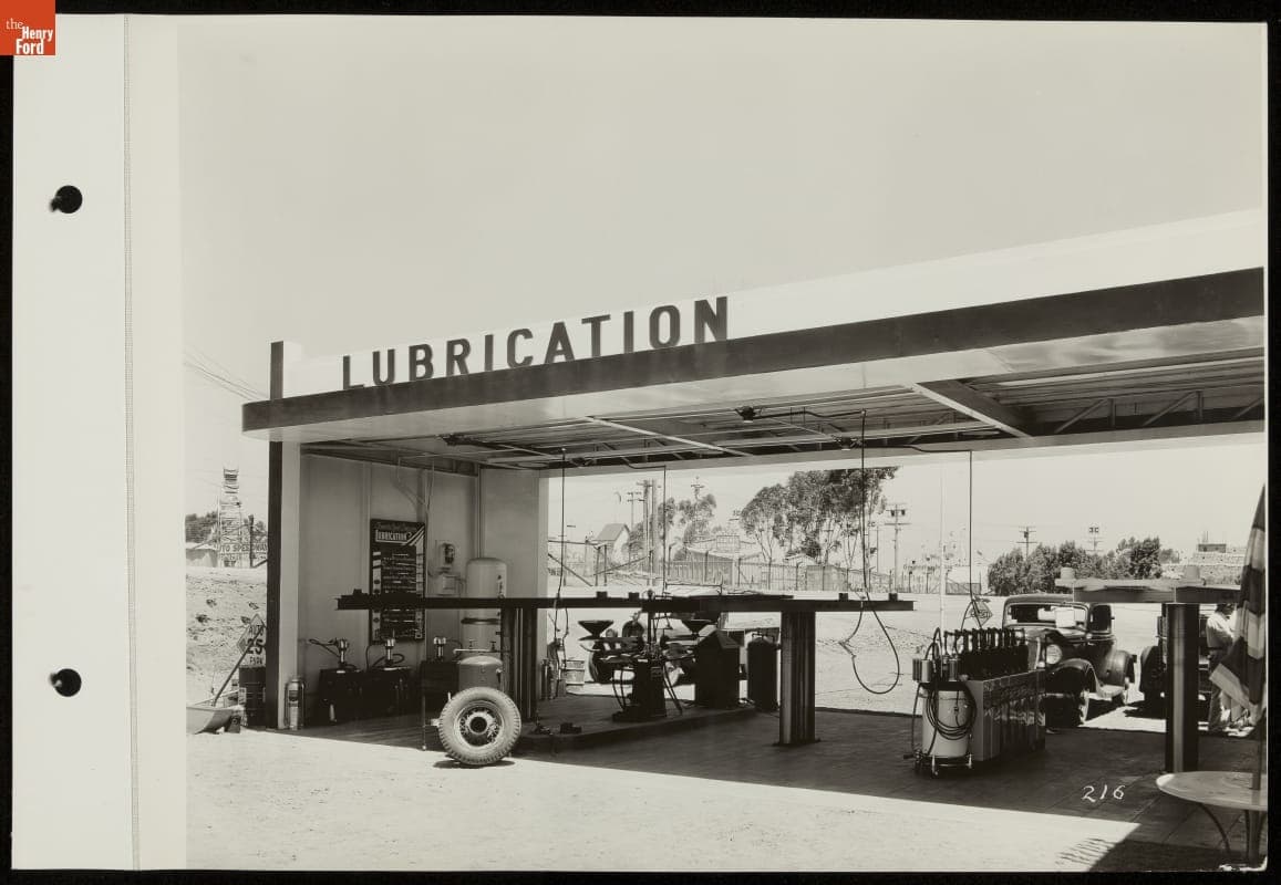 Service Bays of Casey's Master Service Station, California Pacific International Exposition, San Diego, California, 1935