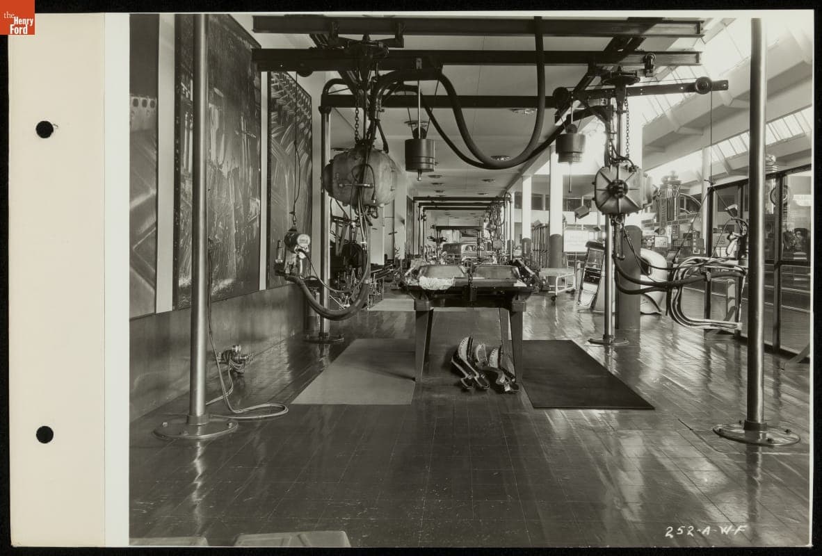 Briggs Auto Bodies Display, Ford Exhibition Building, Century of Progress International Exposition, Chicago, Illinois, 1934