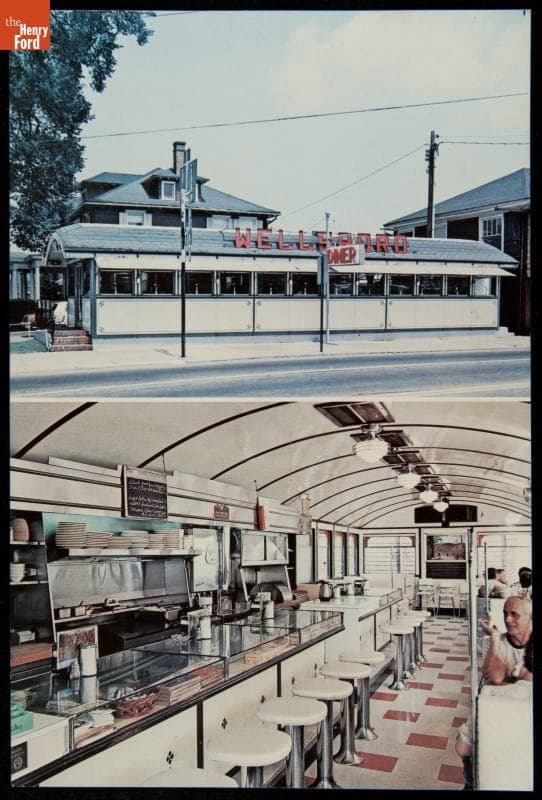 Postcard, Wellsboro Diner, Wellsboro, Pennsylvania, 1986