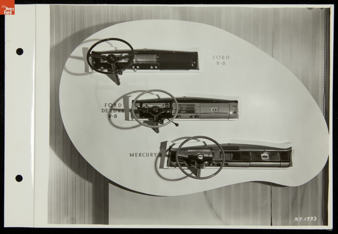 Display at Ford 1940 Style Show, Hotel Astor, 1939