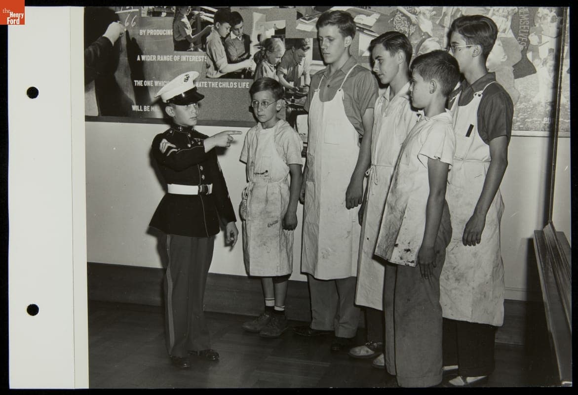 Marine Corps' Mascot, Ford Exposition, New York World's Fair, 1940