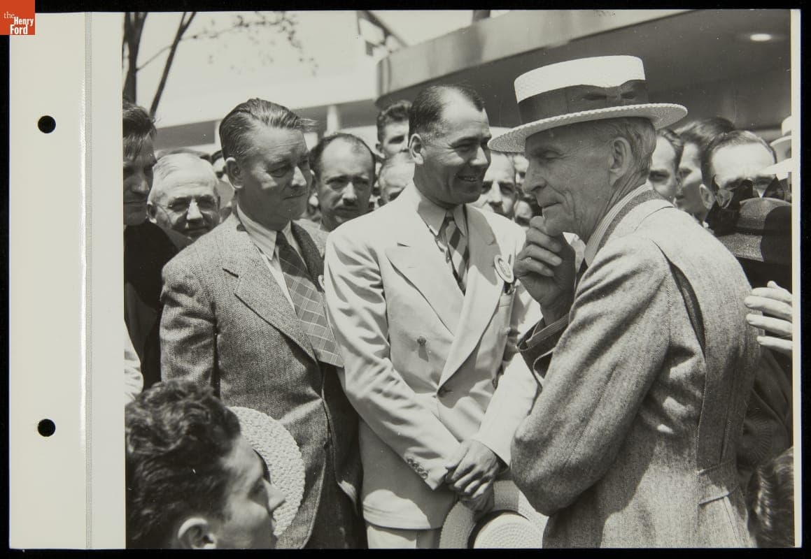 Henry Ford at Ford Exposition, New York World's Fair, 1939
