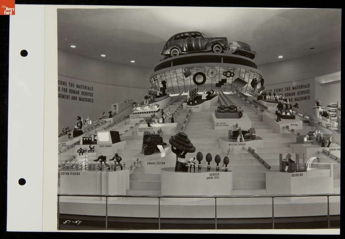 Rubber and Cotton Displays, Ford Exposition, New York World's Fair, 1939