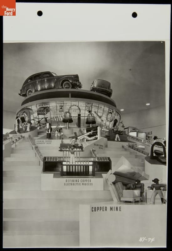 Copper Display, Ford Exposition, New York World's Fair, 1939