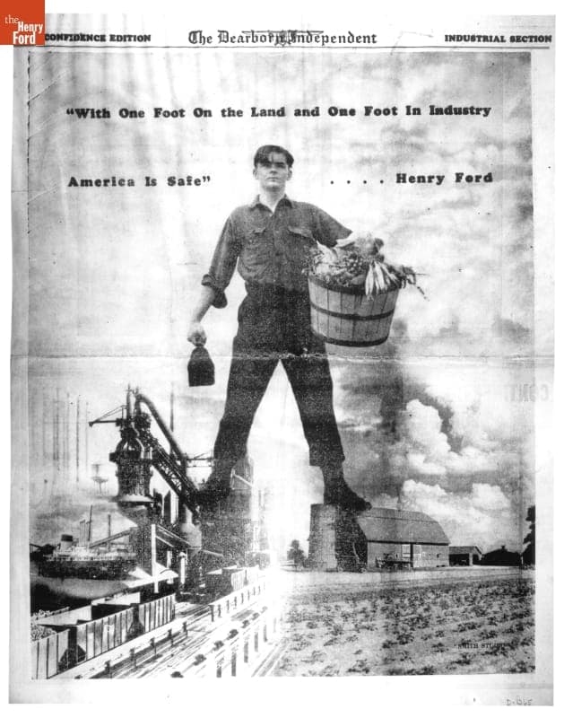 Cover Page of "The Dearborn Independent, Ford Confidence Edition, Industrial Section," 1938