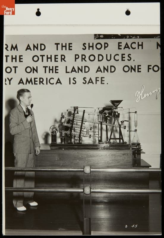 Presenting the Soybean Extractor, Texas Centennial Central Exposition, Dallas, Texas, 1936