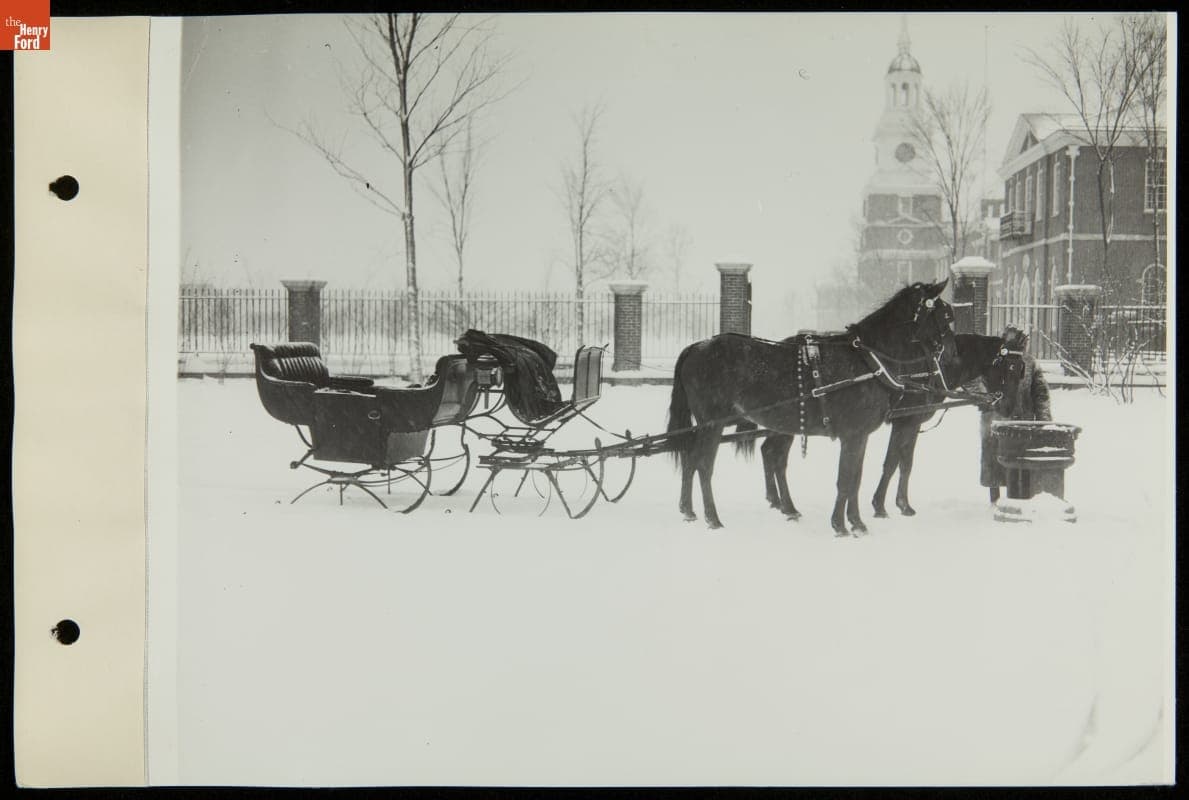 First Snowfall in Greenfield Village, December 1934