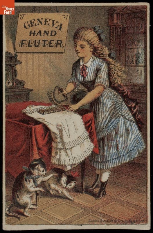 Trade Card for the Geneva Hand Fluter, 1875-1885