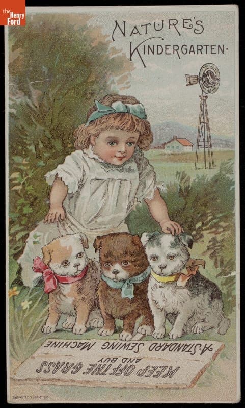 Trade Card for the Standard Rotary Shuttle Sewing Machine, Standard Sewing Machine Co., 1880-1890