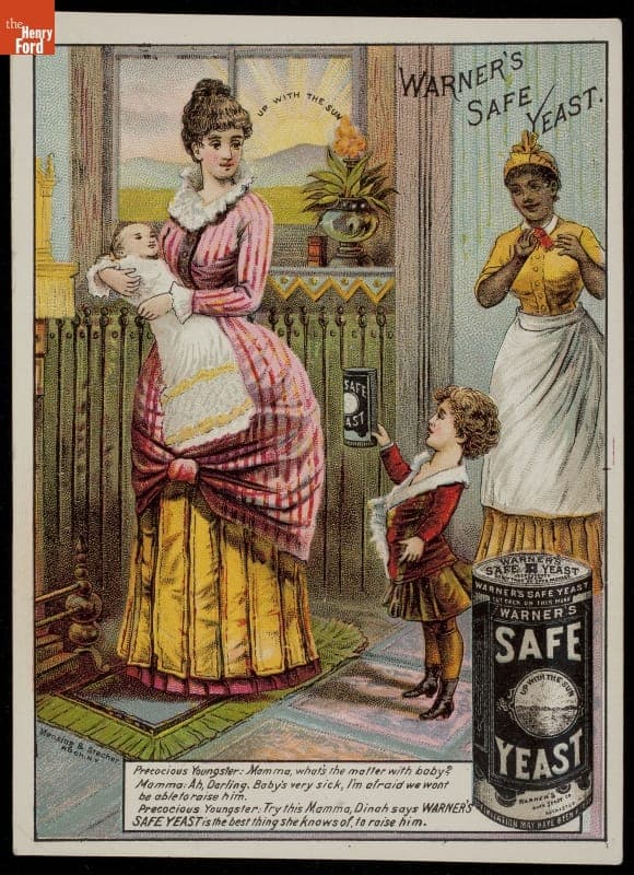 Trade Card for Warner's Safe Yeast, H.H. Warner & Co., circa 1885